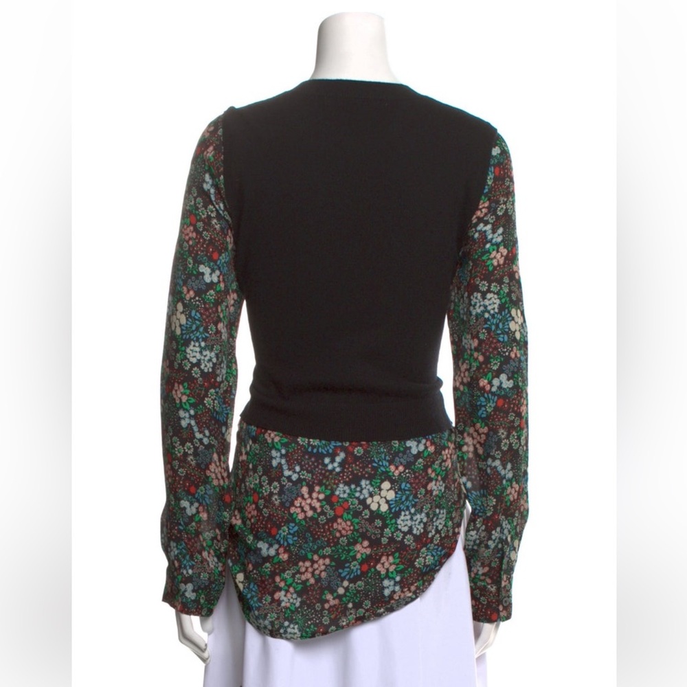 Veronica Beard Mellow Mixed-Media Cashmere Sweater ASO Lucy Hale - Picture 4 of 11